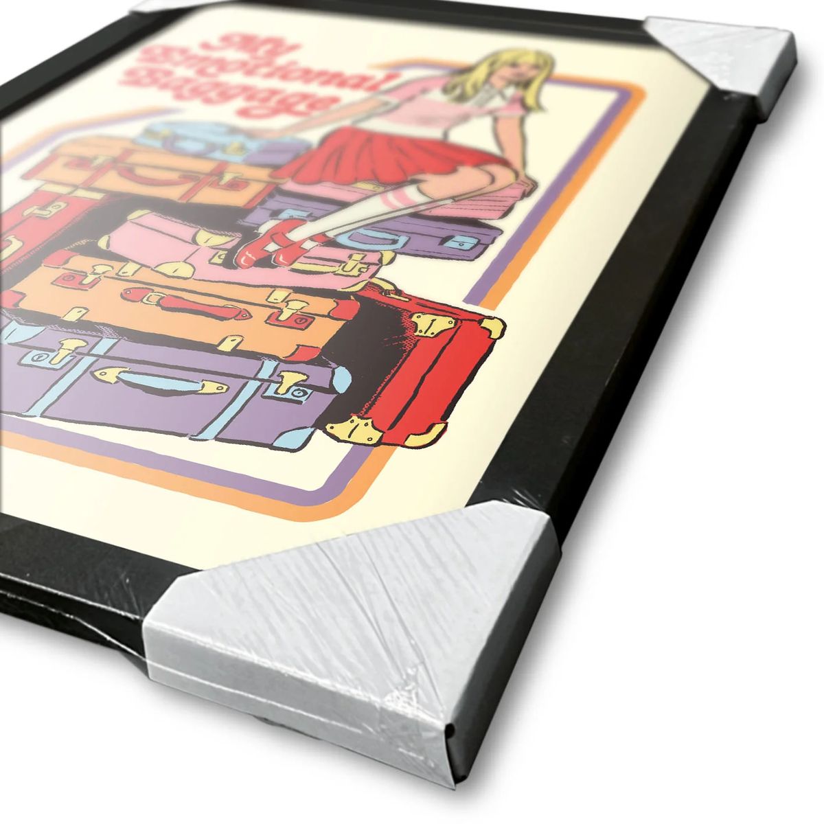 Steven Rhodes - Baggage - Framed Art Print