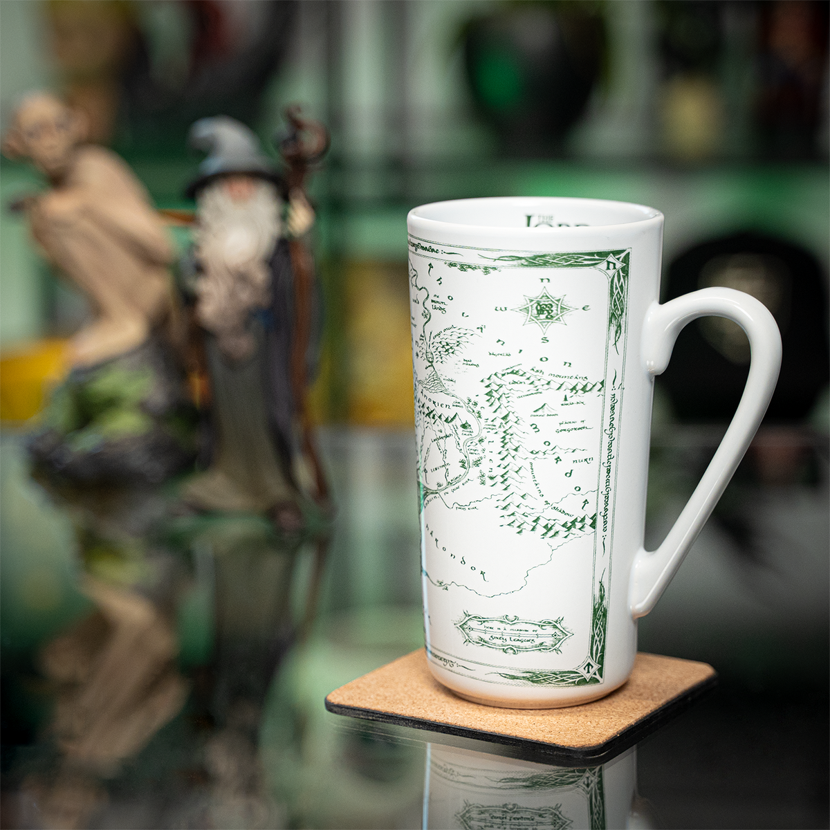 Herr der Ringe - White Map - Tasse