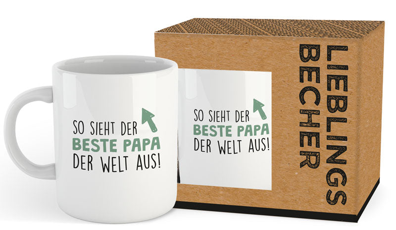 yvolve - So sieht der beste Papa der Welt aus - Tasse | yvolve Shop