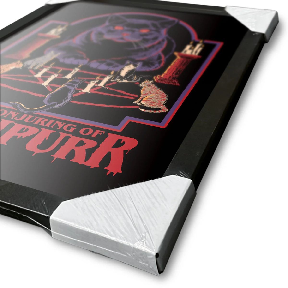 Steven Rhodes - Lucipurr - Framed Art Print