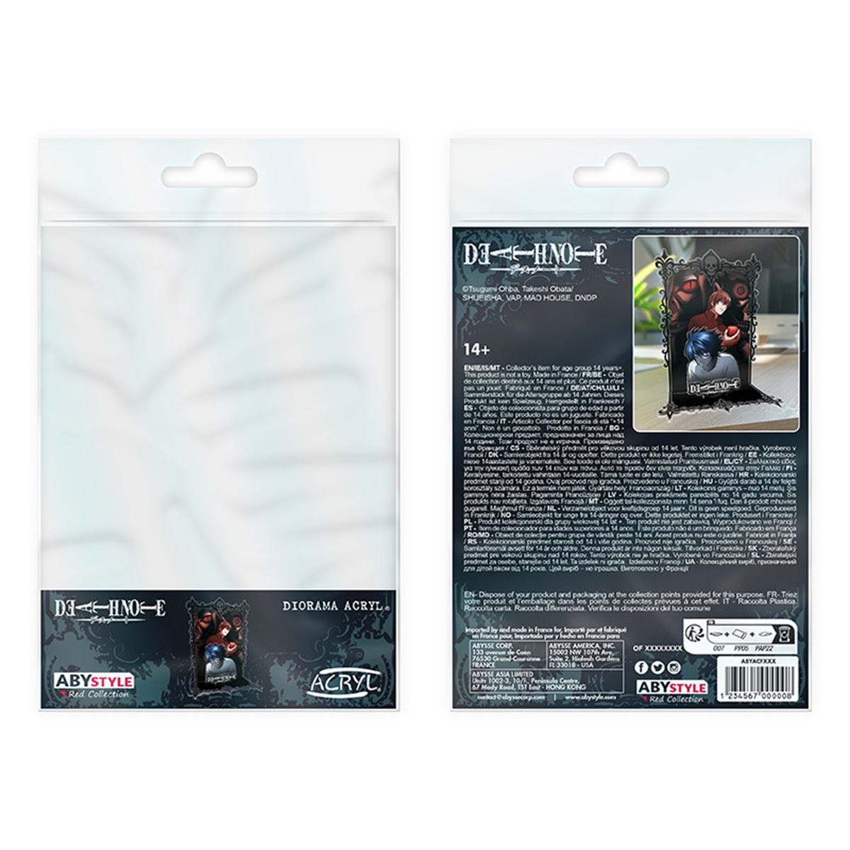 Death Note - L & Light - Acrylic Diorama