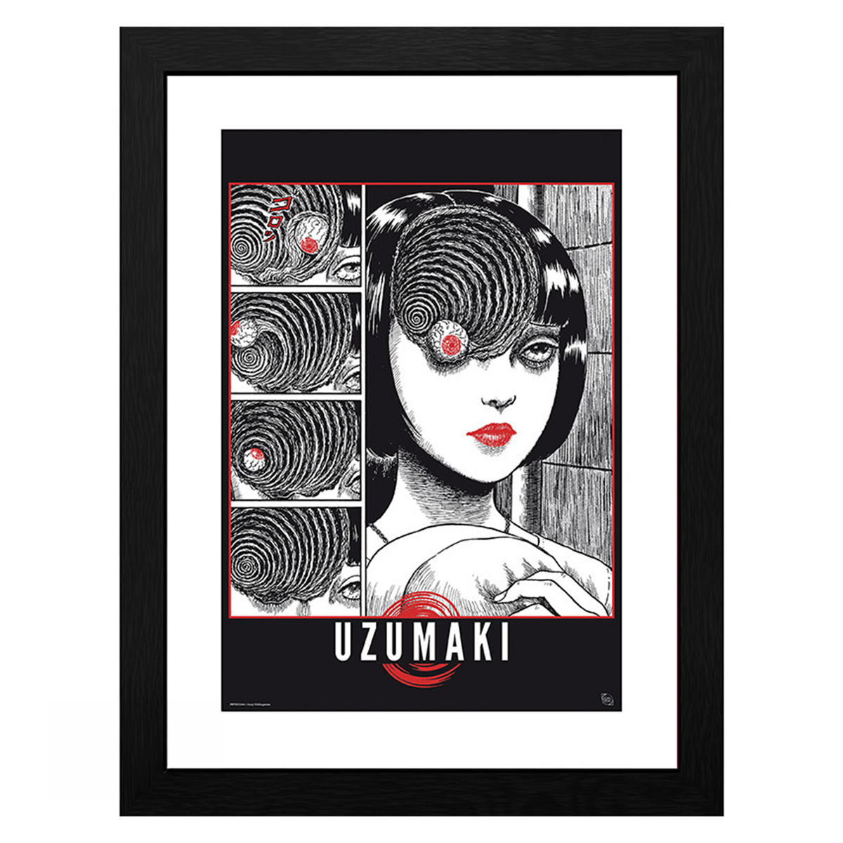 Junji Ito - Uzumaki - Framed Art Print