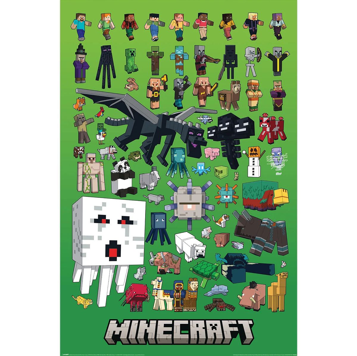 Minecraft - Character Montage - Poster