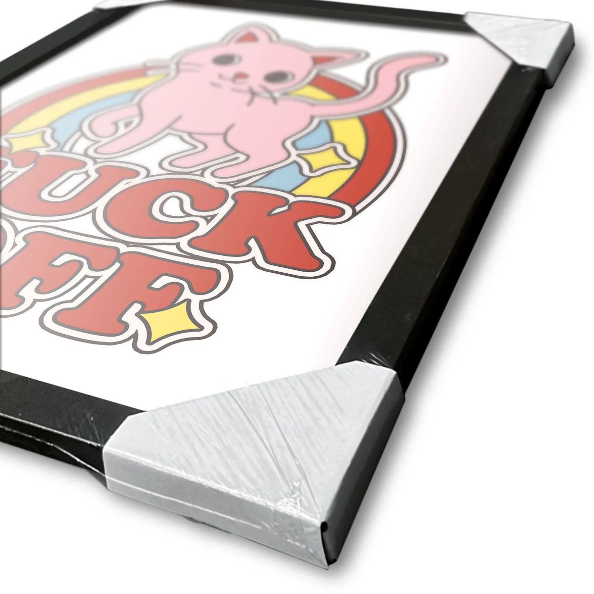 Fuck Off - Framed Art Print