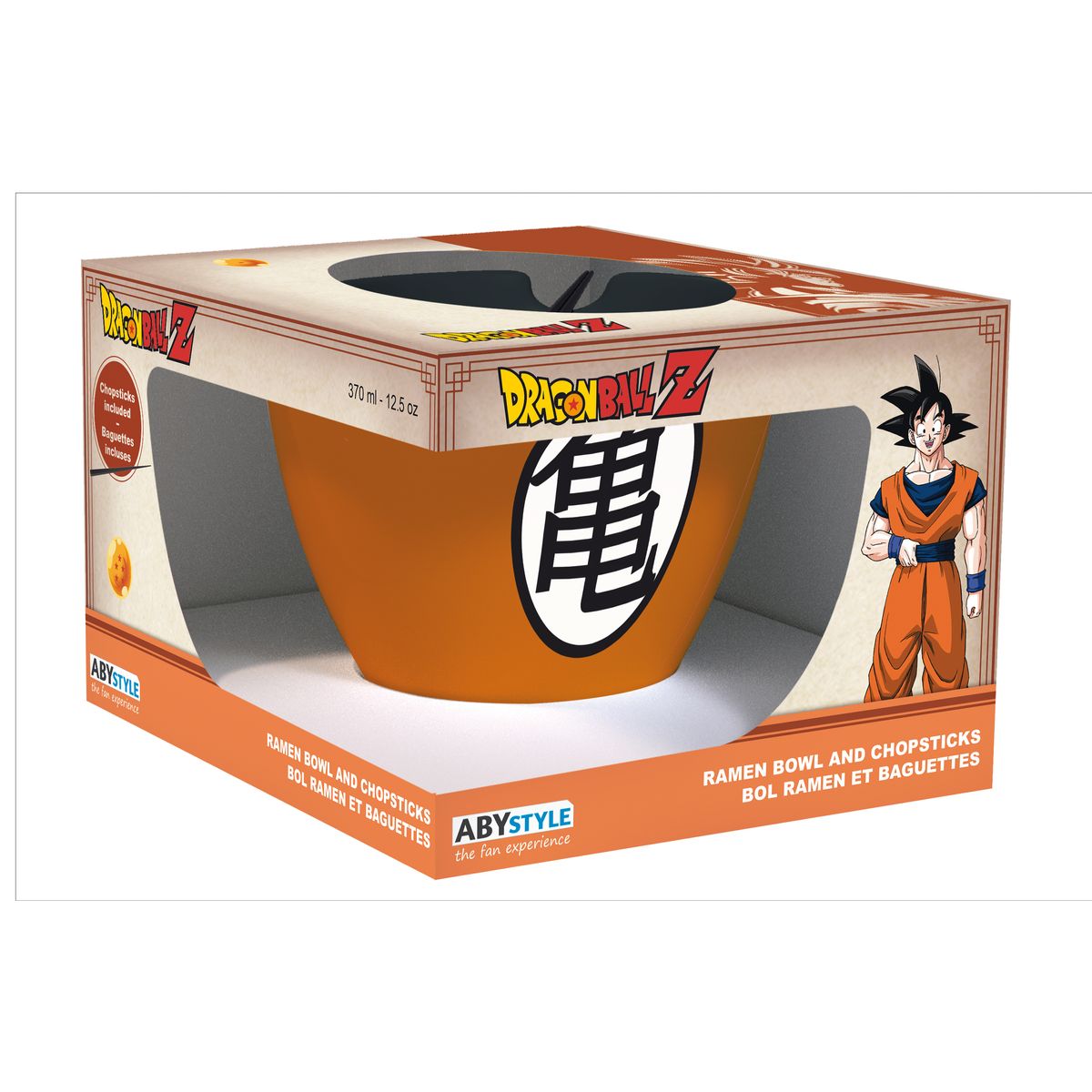 Dragon Ball - Goku Symbol - Bowl with Chopsticks