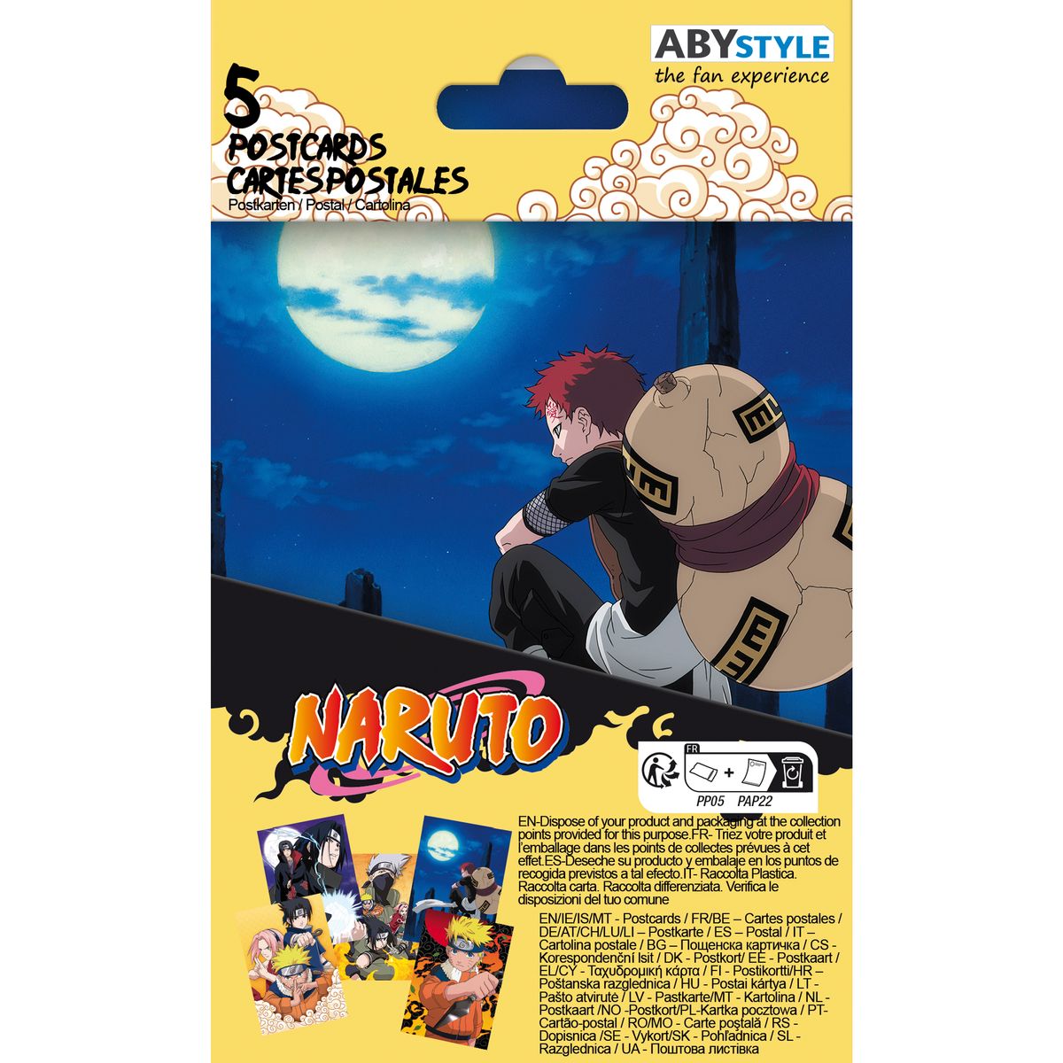 Naruto - Ninjas - Postkarten