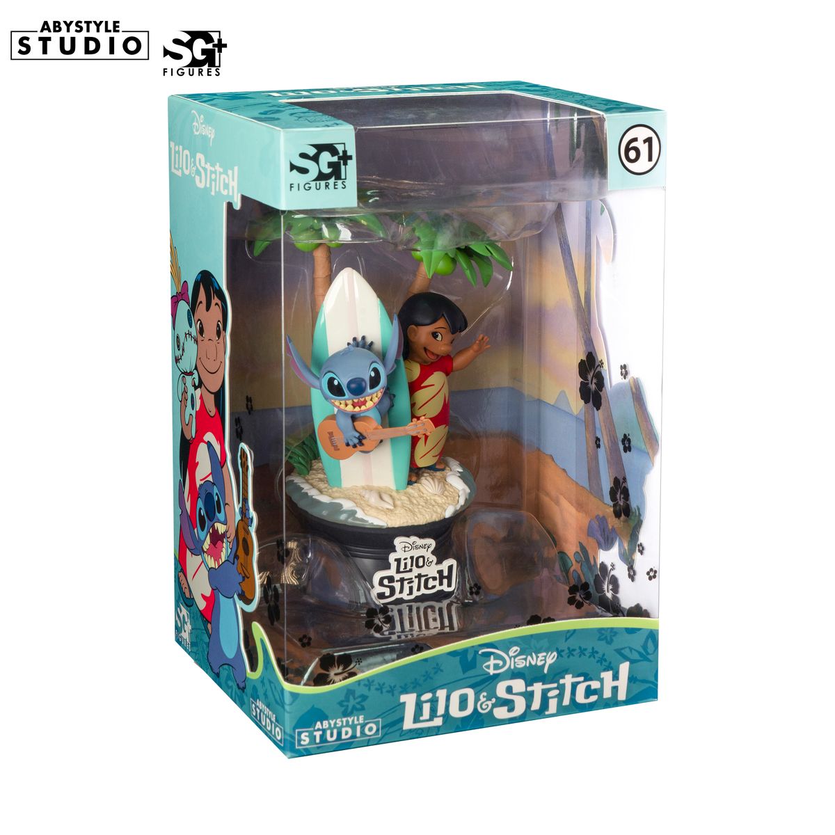 Lilo & Stitch - Surfboard - Diorama