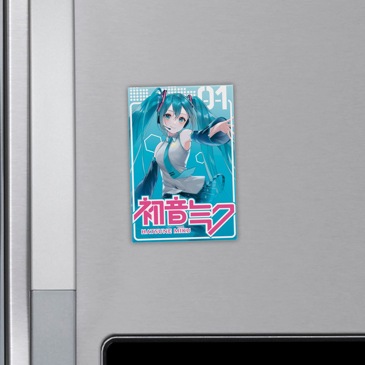 Hatsune Miku - Wink - Magnet black