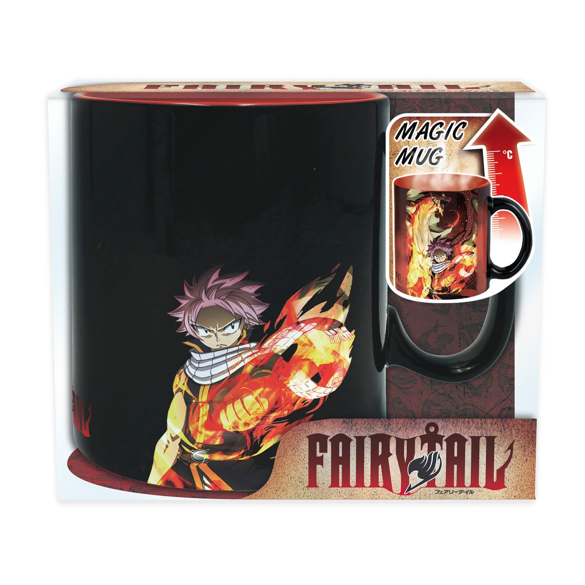 Fairy Tail - Natsu & Lucy - XXL color changing mug