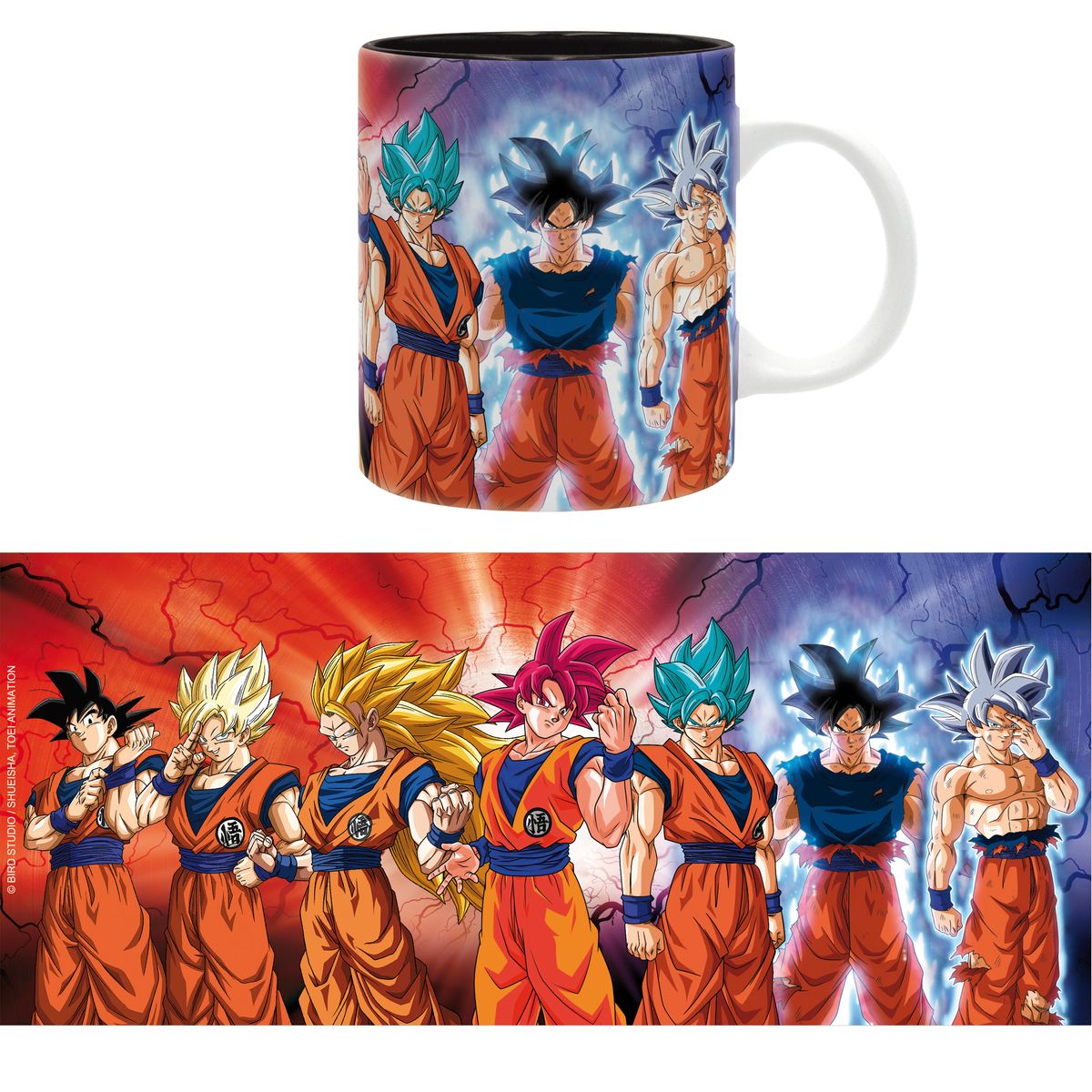 Dragon Ball - Goku transformation - Tasse