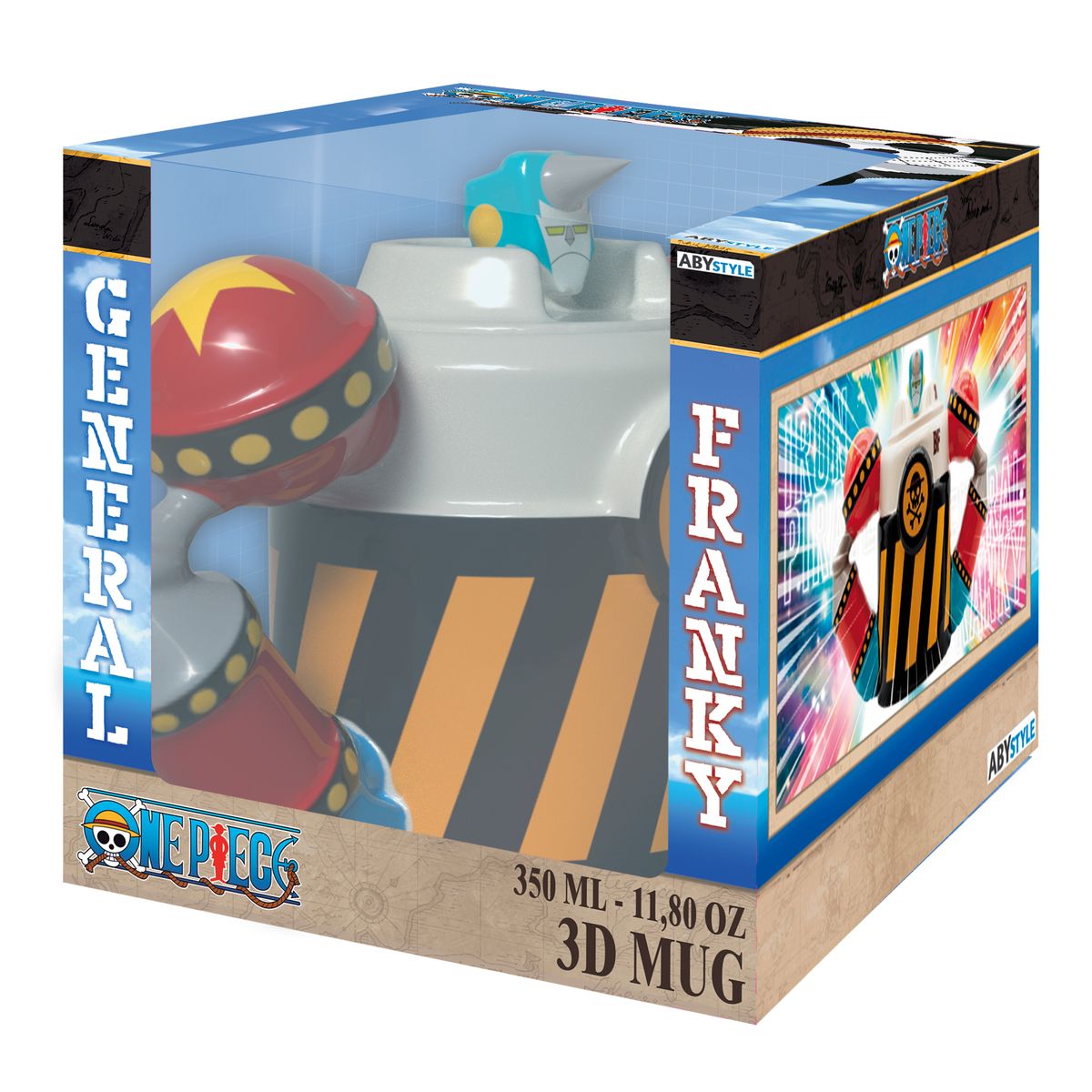 One Piece - Iron Pirate Franky shogun - 3D mug
