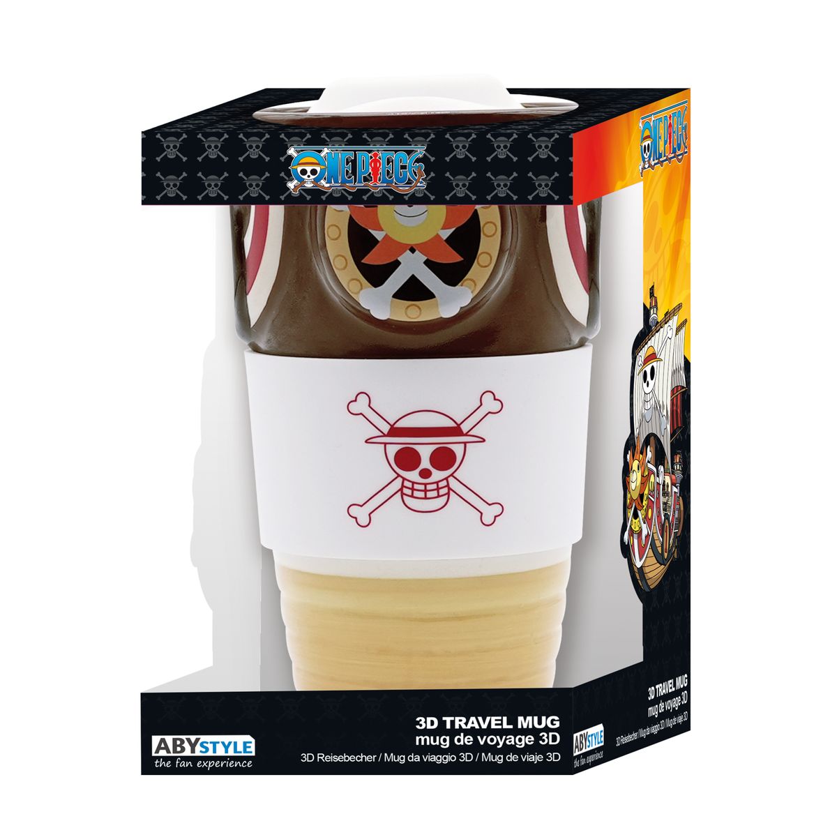One Piece - Thousand Sunny - Thermobecher