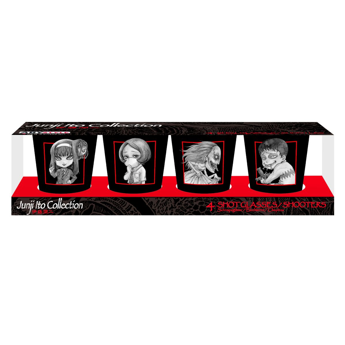 Junji Ito - Characters - Shot glasses set
