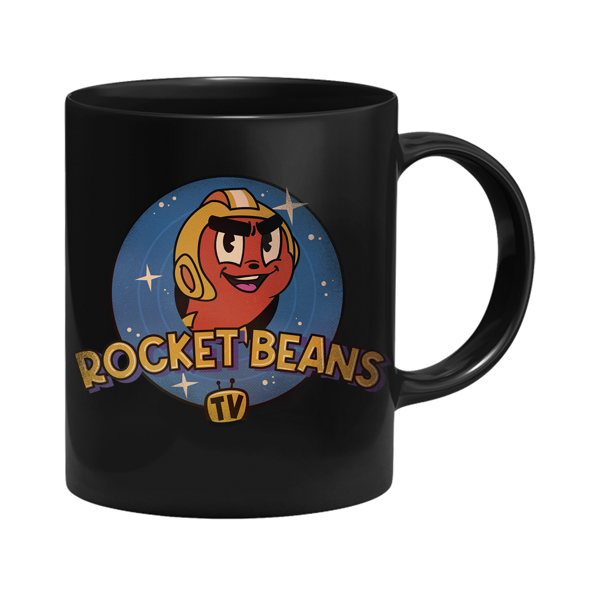 Rocket Beans TV Cartoon Mug