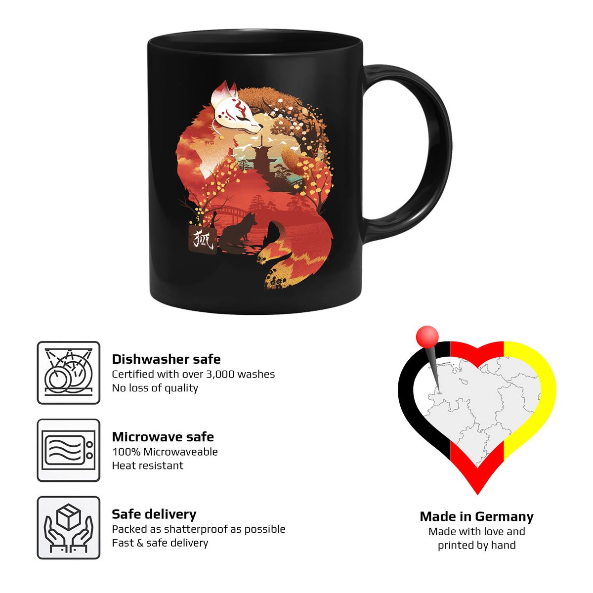 Dan Fajardo - Fox Mask - Mug