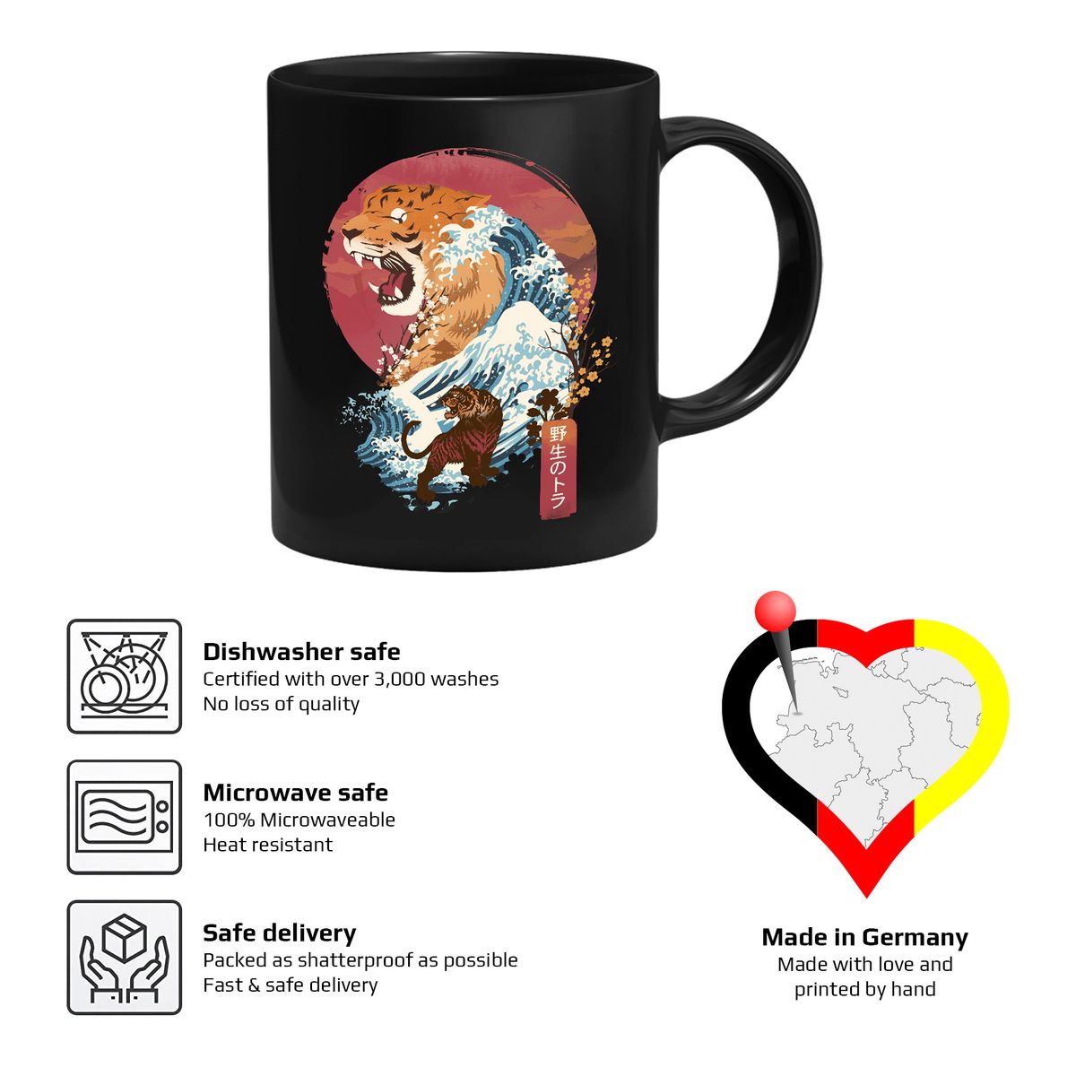 Dan Fajardo - Tiger Head - Mug