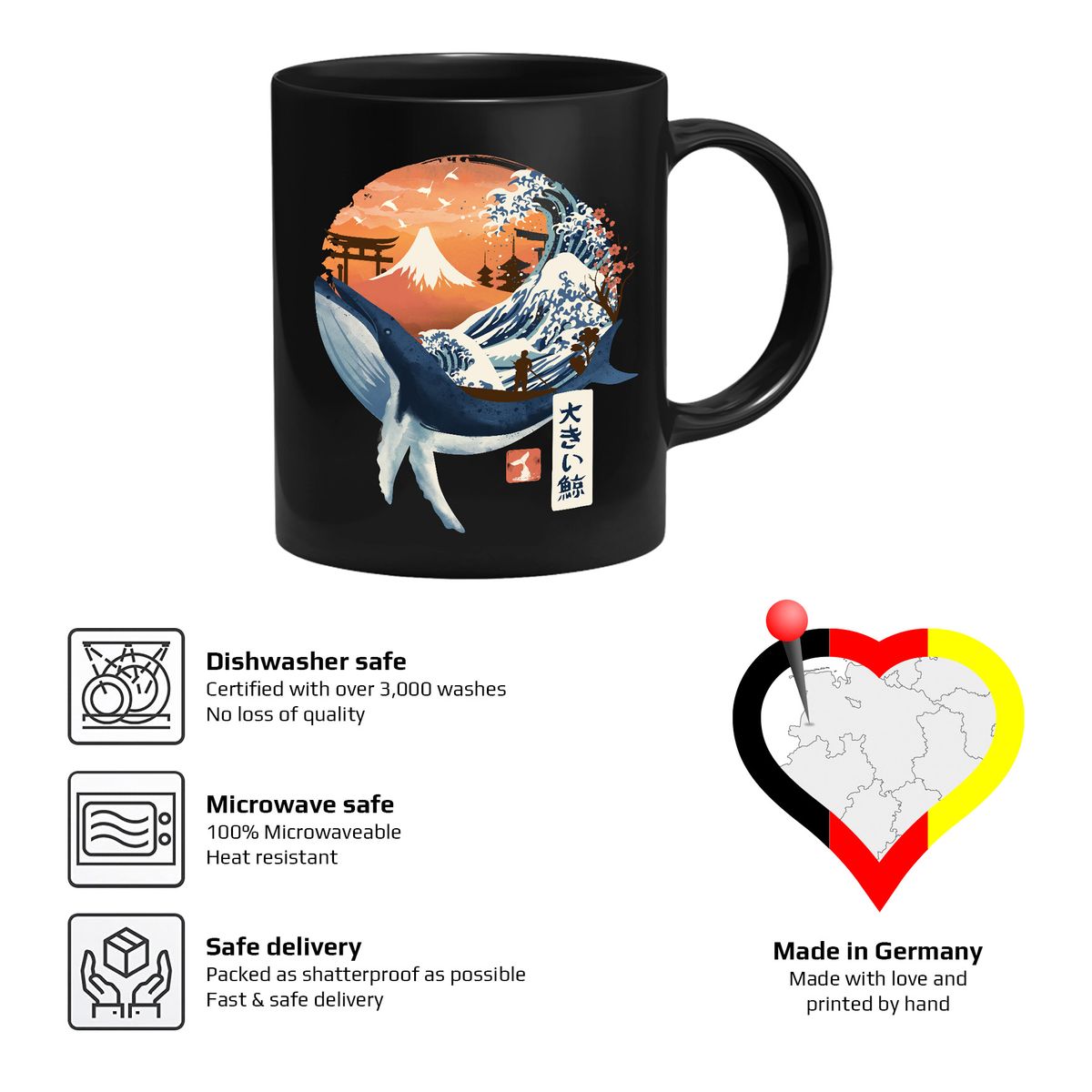 Dan Fajardo - Whale Head - Mug