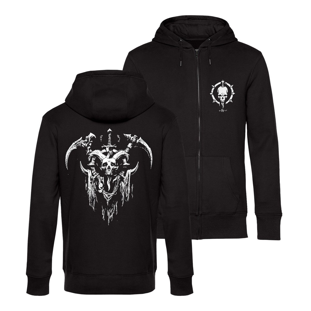 Diablo Necromancer Sigil Zip Hoodie – yvolve Shop