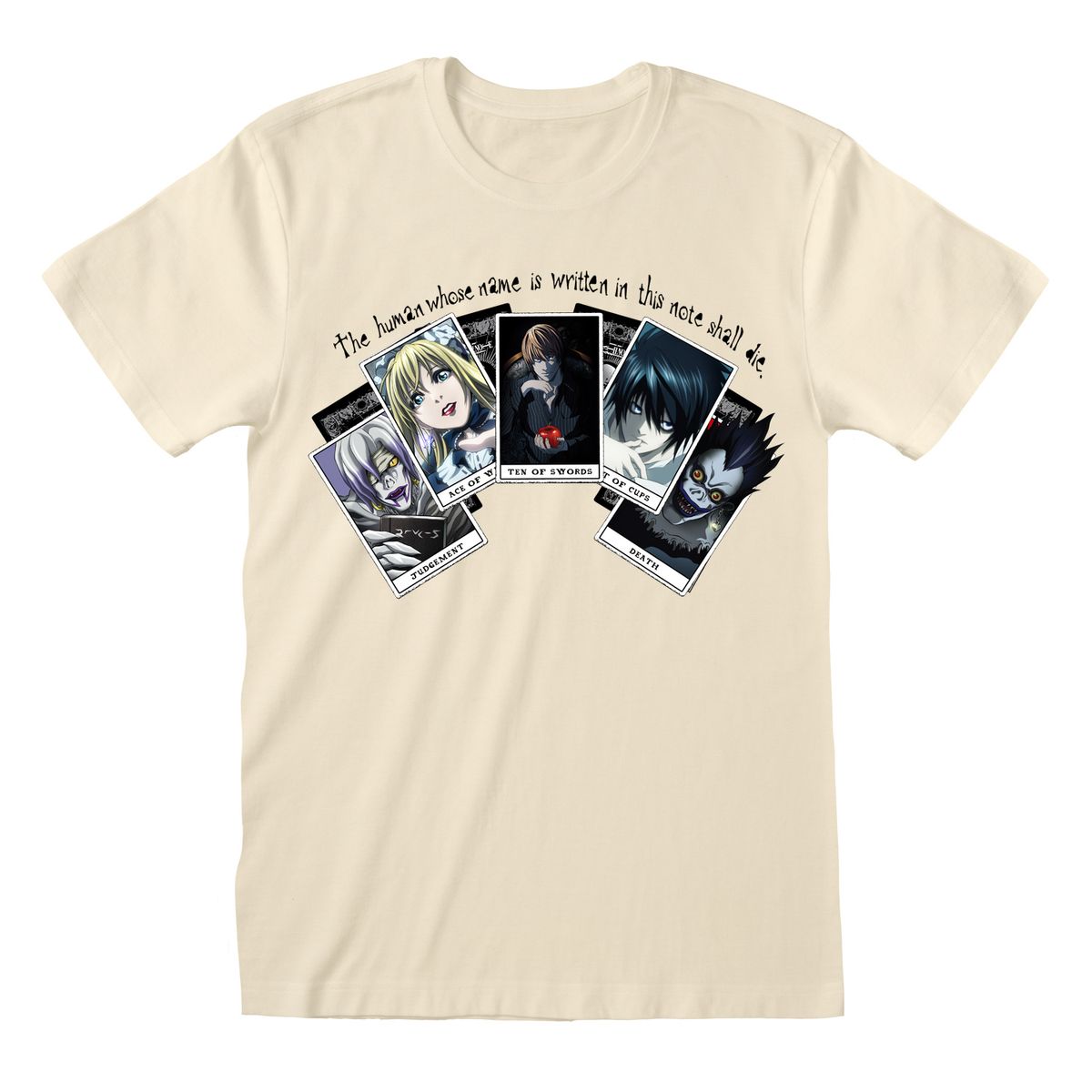 Death Note - Playing Cards - T-Shirt