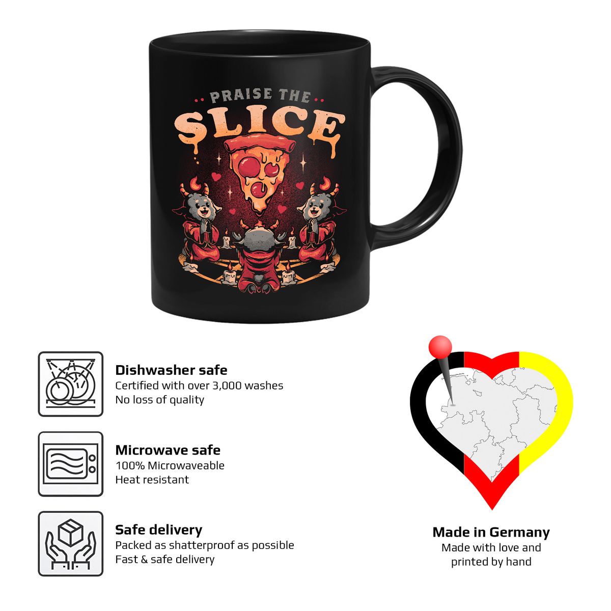 Eduardo Ely - Praise the Slice - Mug