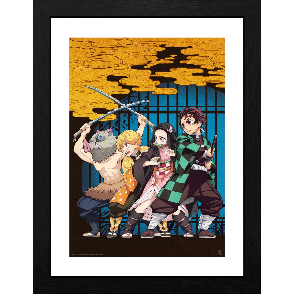 Demon Slayer - Key Art - Framed Art Print