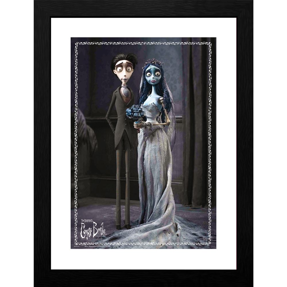 Corpse Bride - Victor & Emily - Framed Art Print