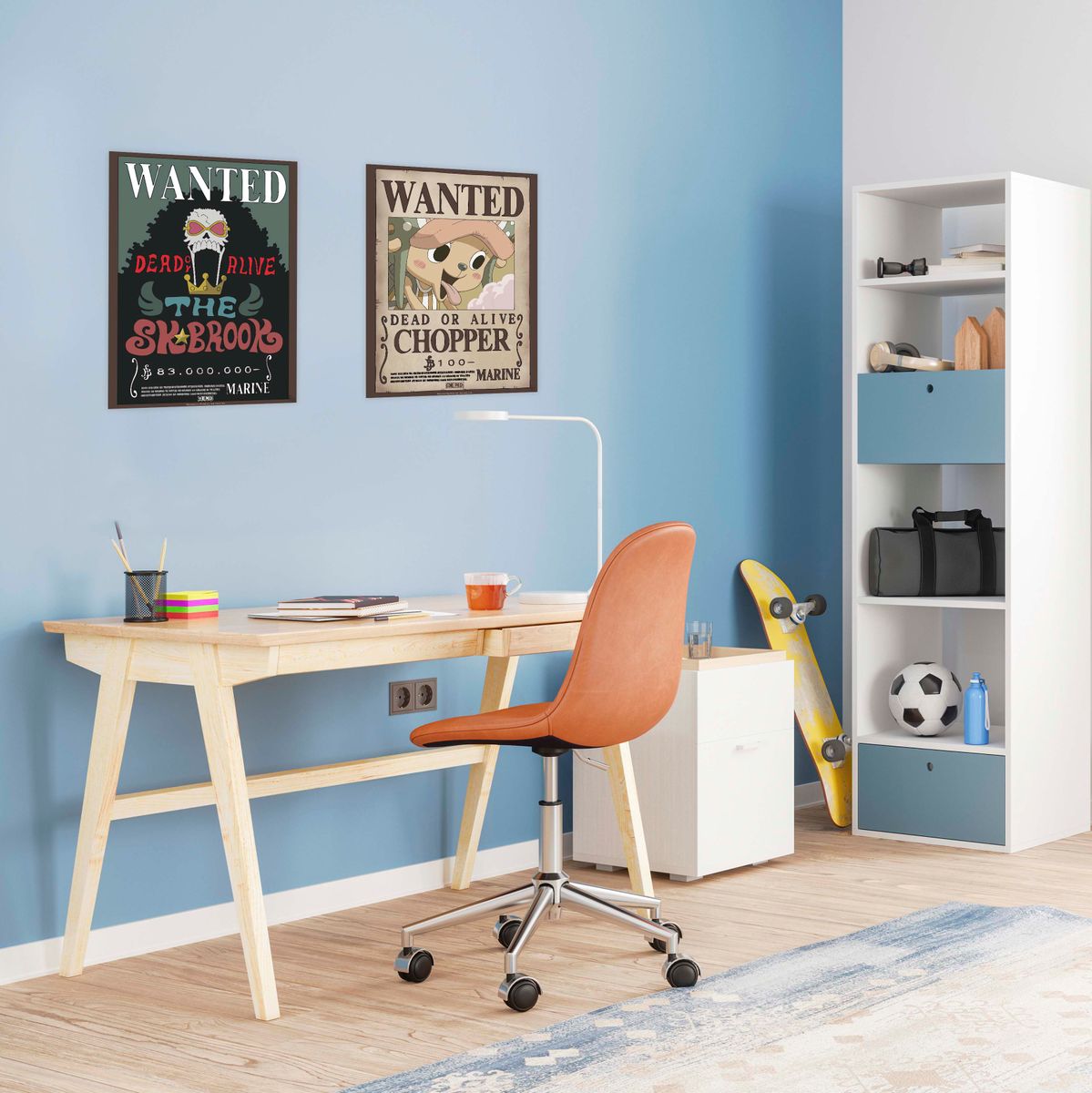 One Piece - Wanted Chopper & Brook - 2 poster set