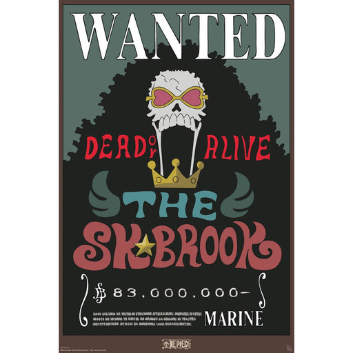 One Piece - Wanted Brook - Poster | yvolve Shop