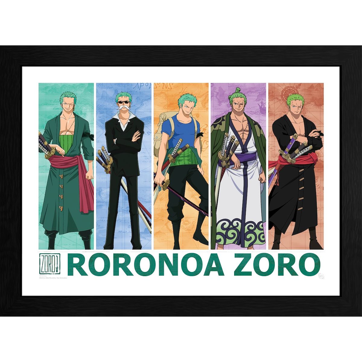One Piece - Pirate Hunter Zoro - Gerahmter Kunstdruck