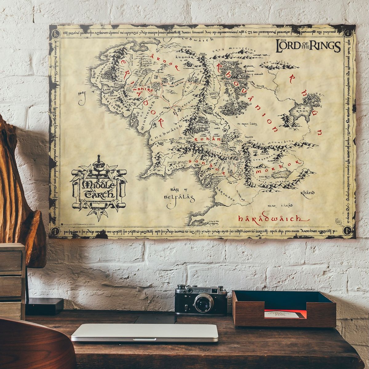 Herr der Ringe - Middle Earth - Pergament-Poster