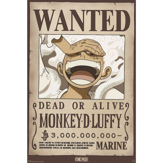 One Piece - Wanted Luffy Wano - Poster