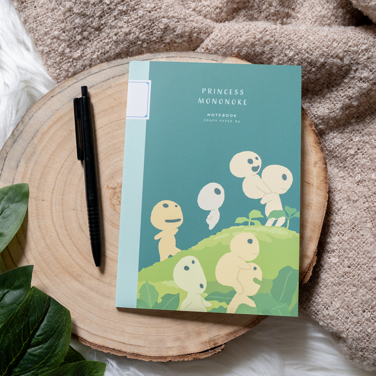 Studio Ghibli - Prinzessin Mononoke Kodama - Notizheft