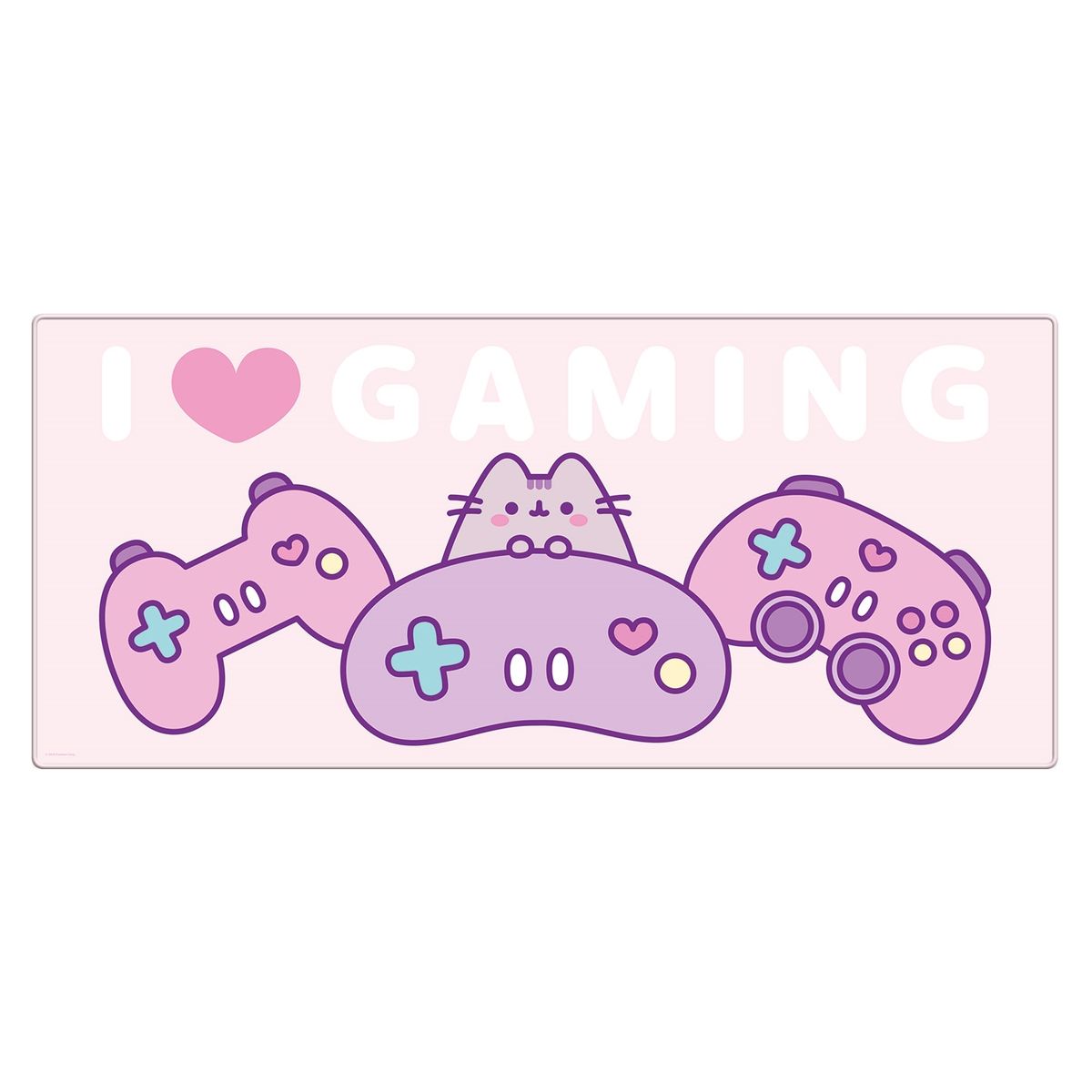 Pusheen - I Love Gaming - XL-Mauspad