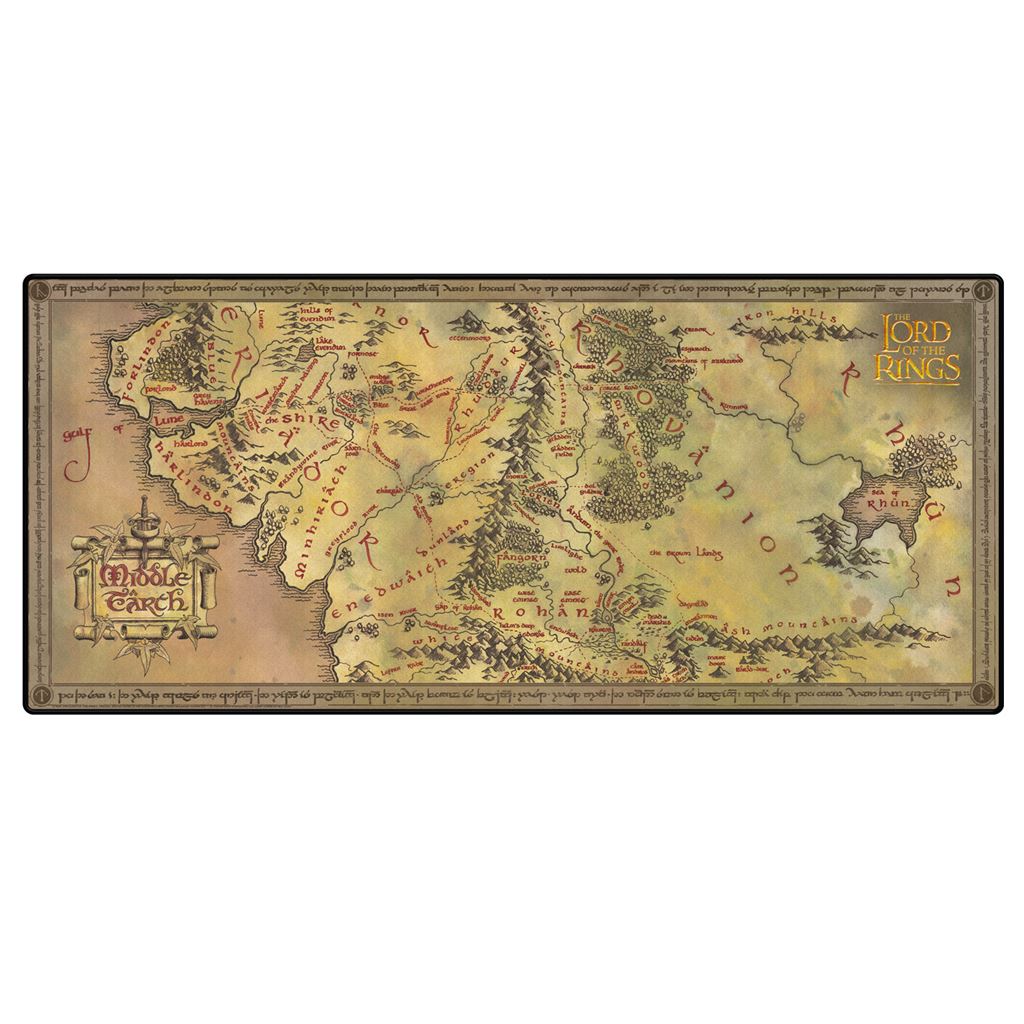 Herr der Ringe - Middle Earth Map - XL-Mauspad