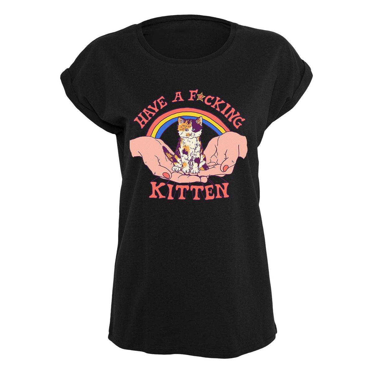 Hillary White Rabbit - Kitten - Girlshirt