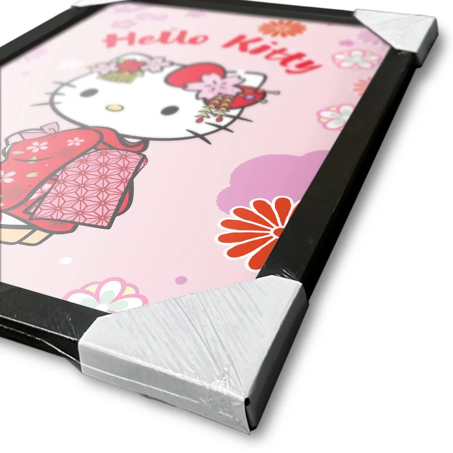 Hello Kitty - Kimono - Framed Art Print