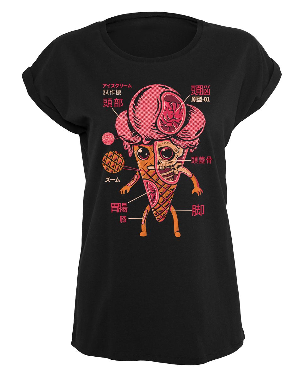 Ilustrata - Kaiju Ice Cream Y-Ray - Girlshirt