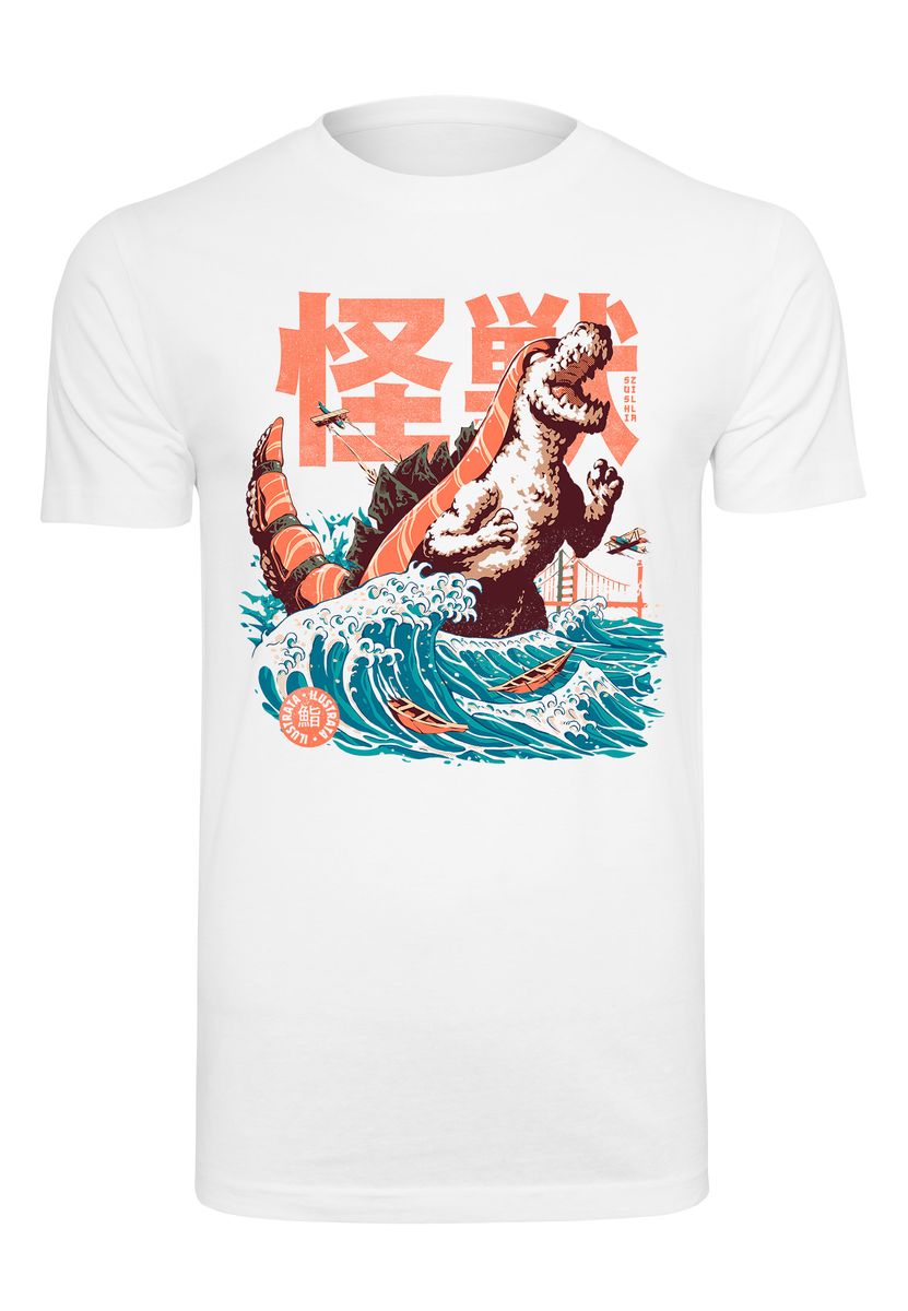 Ilustrata - White Sushizilla - T-Shirt