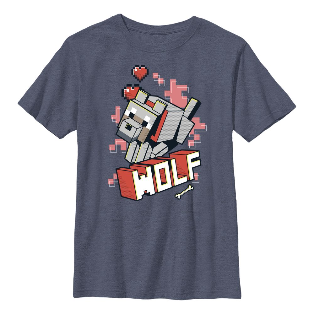 Minecraft - Wolf Hero - Kinder-Shirt
