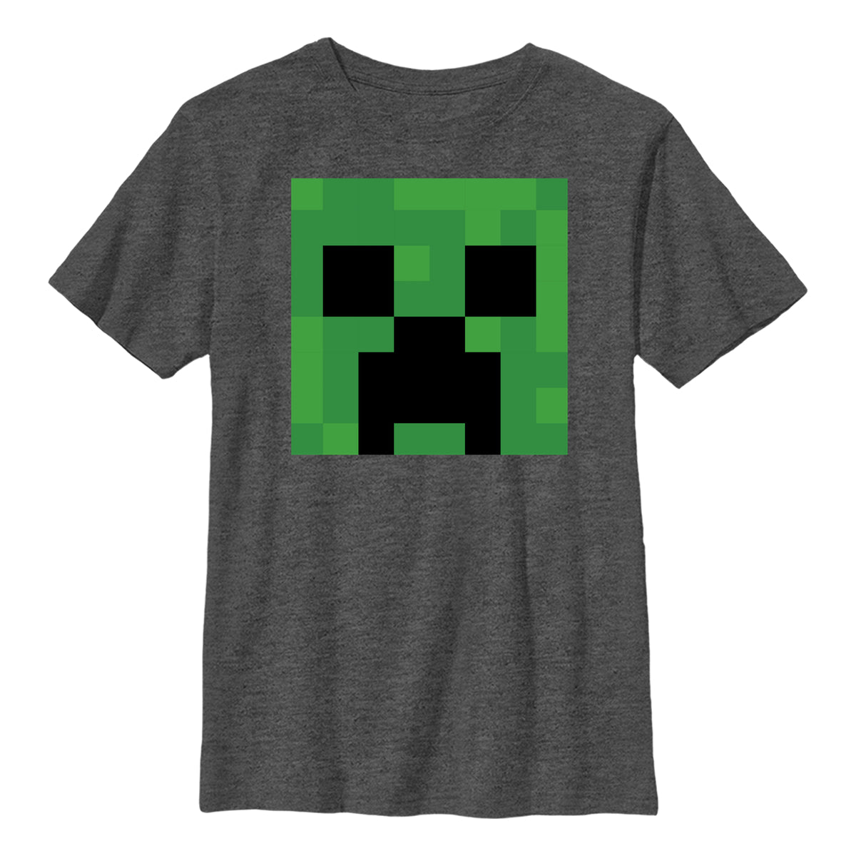 Minecraft - Creeper Big Face - Kinder-Shirt