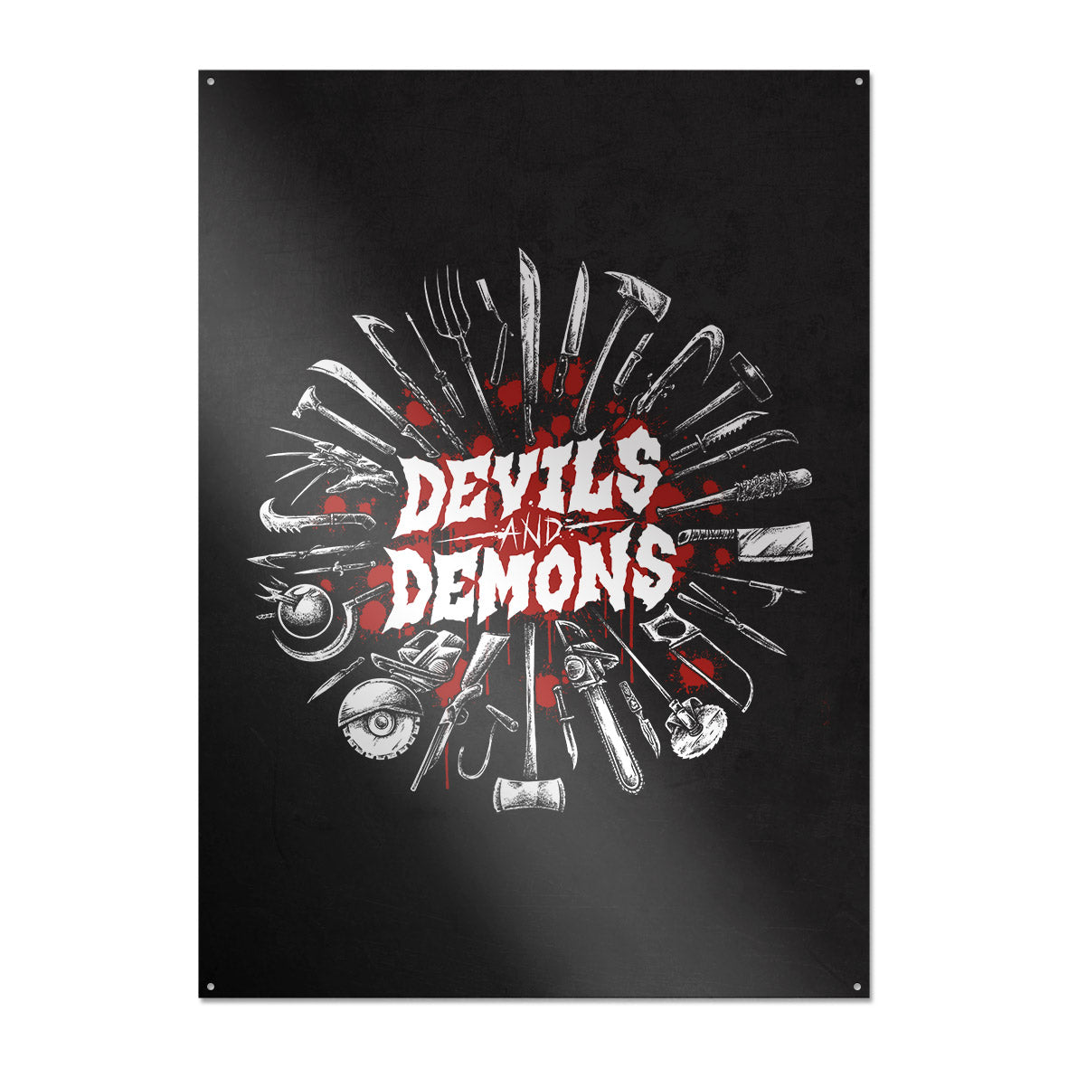 Devils & Demons - TOOLS - Metallschild