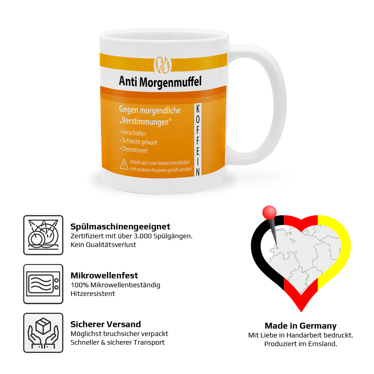 yvolve - Anti morning grouchy cup