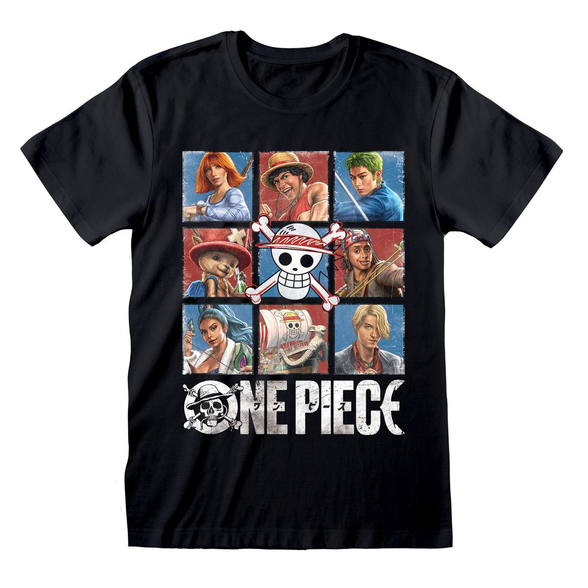 One Piece - Strawhat Pirates Square - T-Shirt