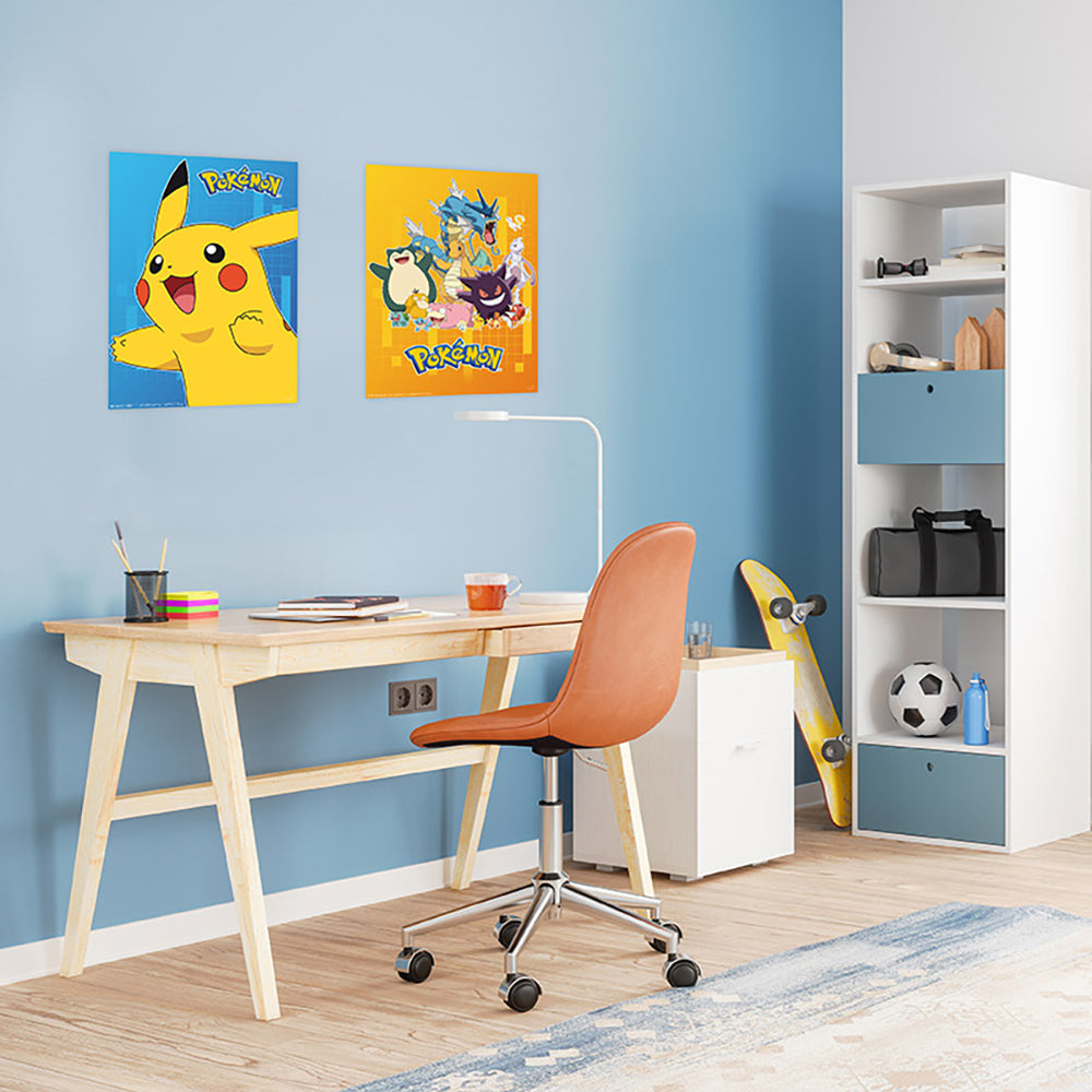Pokémon - Colorful Kanto - 2 Poster-Set