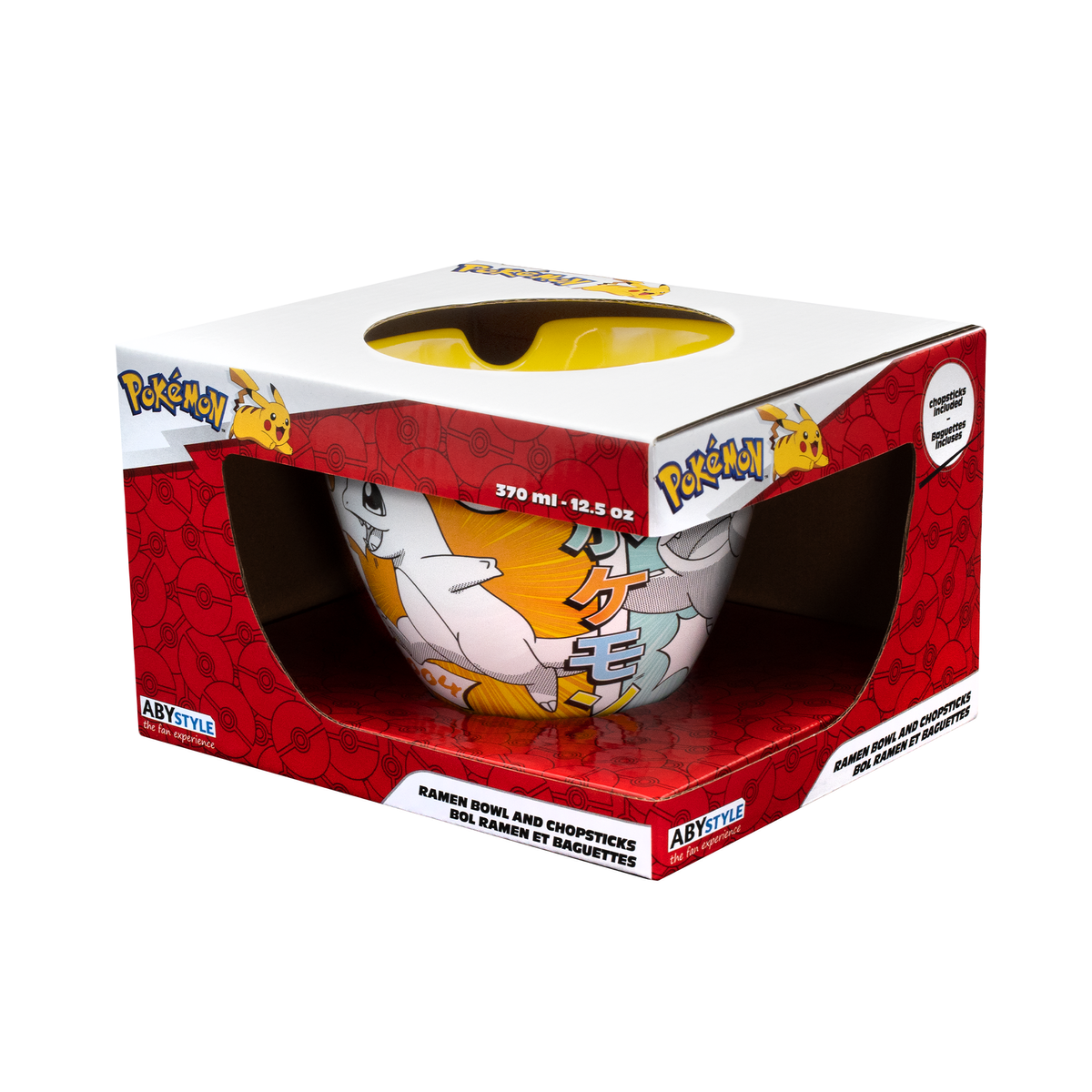 Pokémon - Starters Manga - Schale mit Essstäbchen