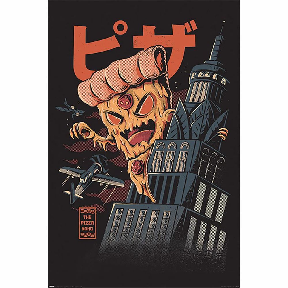 Ilustrata - Pizza Kong - Poster