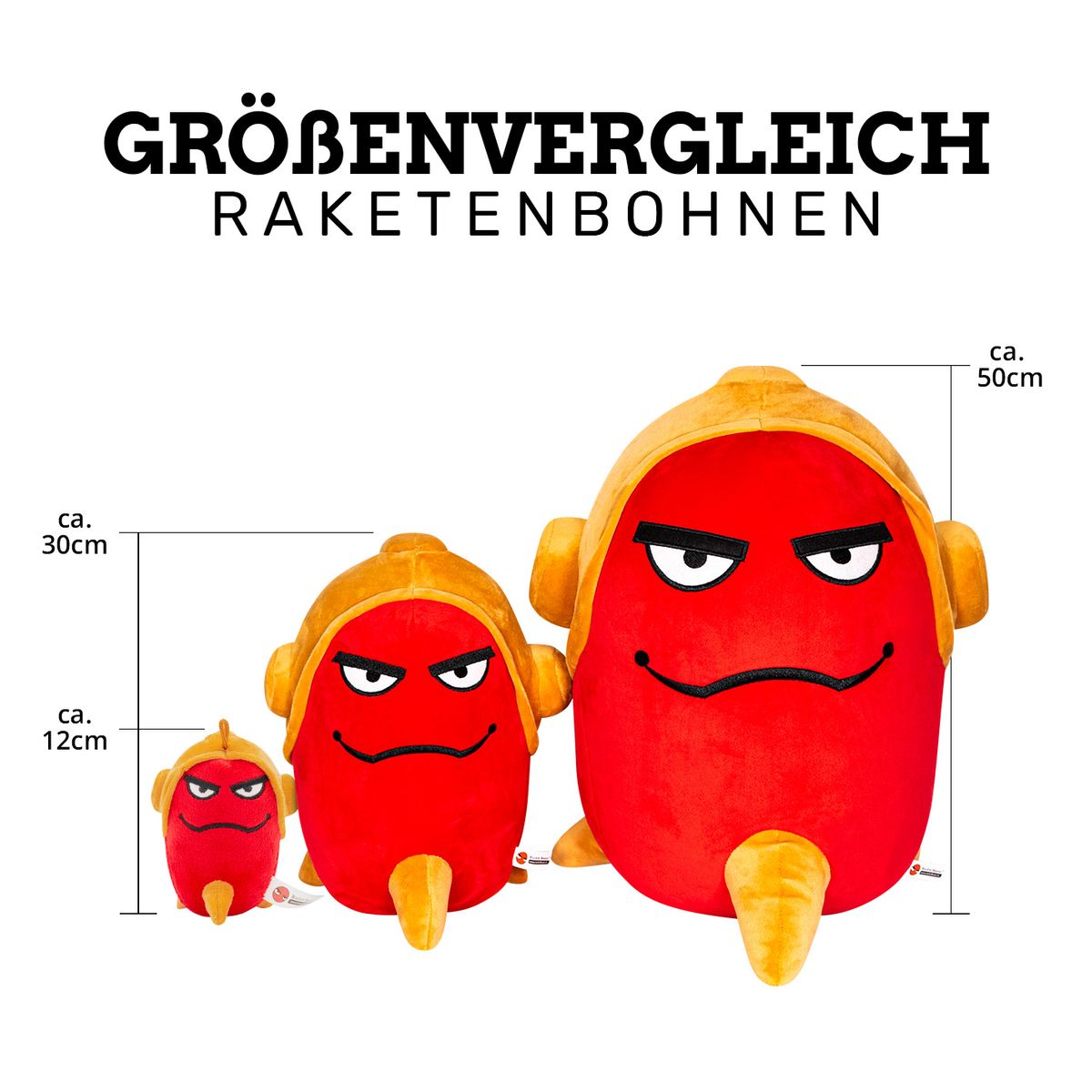 Rocket Beans TV - Bohne - Plüschtier 50cm | yvolve Shop