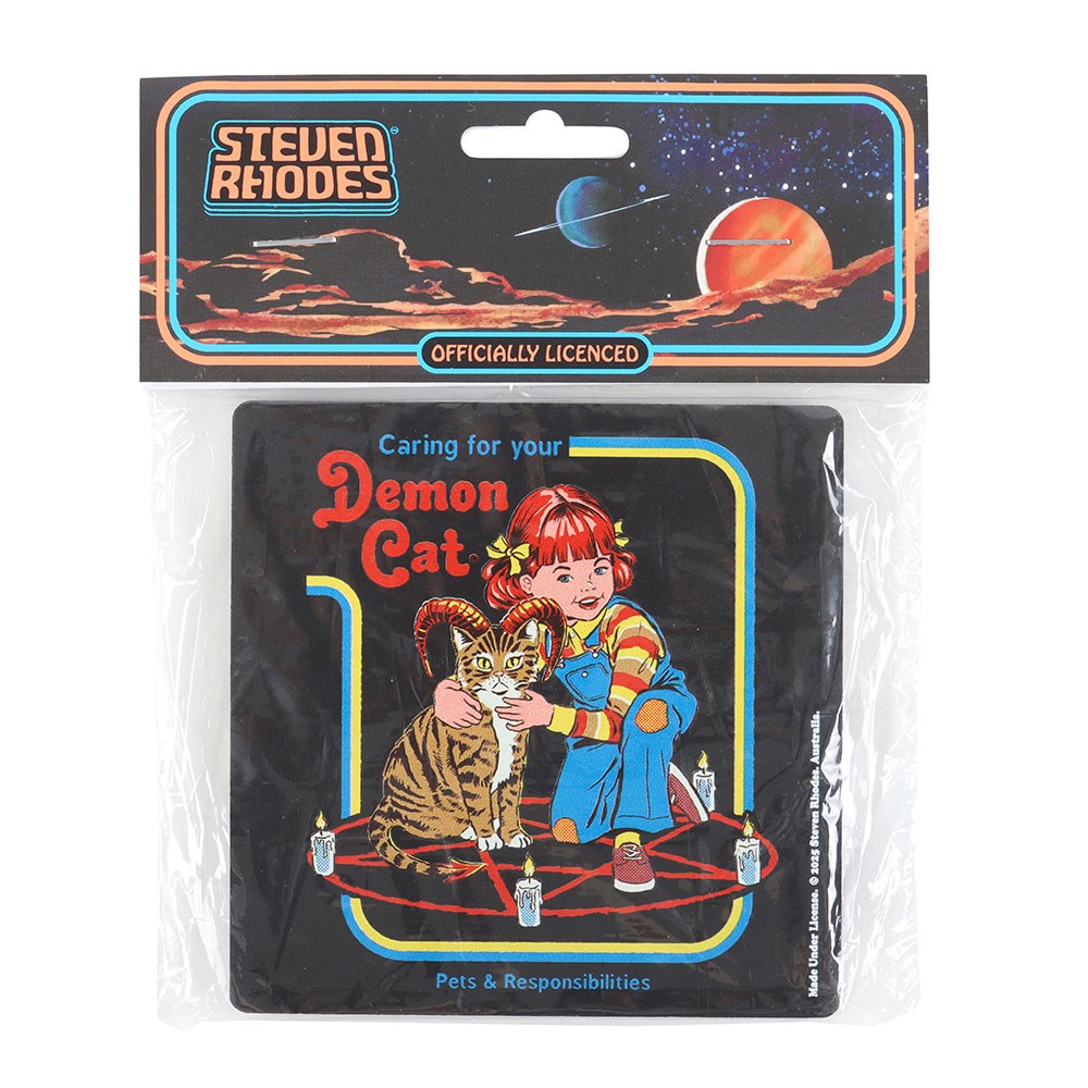 Steven Rhodes - Caring for your Demon Cat - Untersetzer