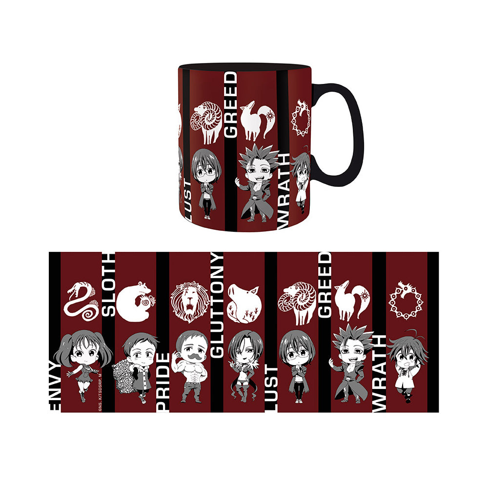 Seven Deadly Sins - Chibi sins - XXL cup