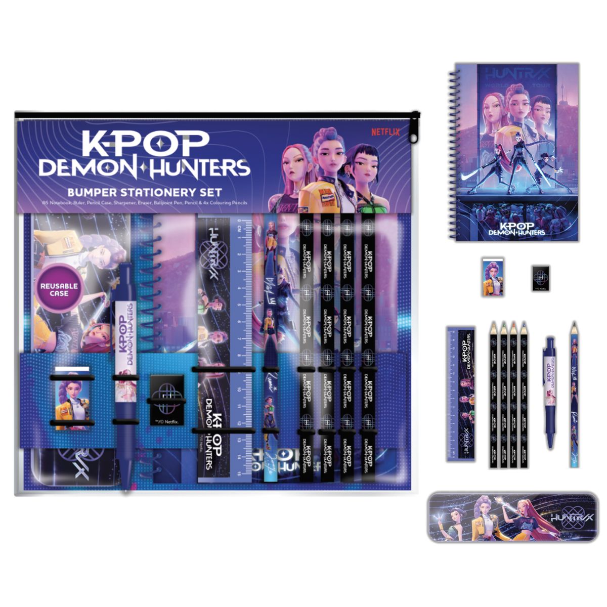 K-Pop Demon Hunters - Huntrix - Schreibset
